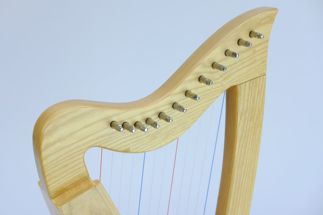 12 String Lever Harp in Ash