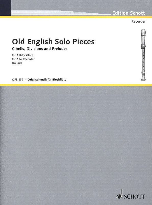 Various: Old English Solo Pieces for Treble Recorder