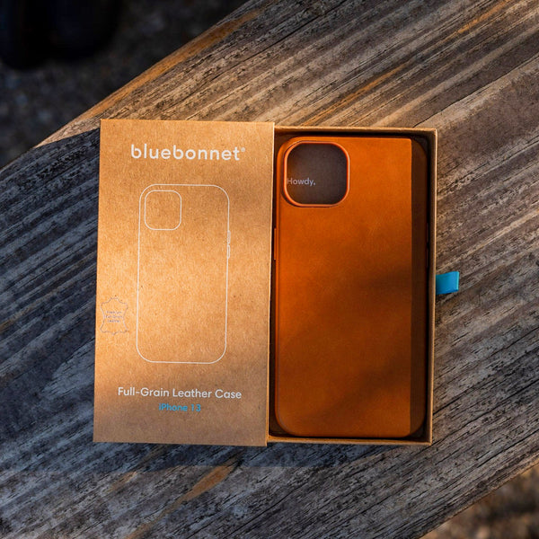 Leather iPhone Case - Bluebonnet Goods