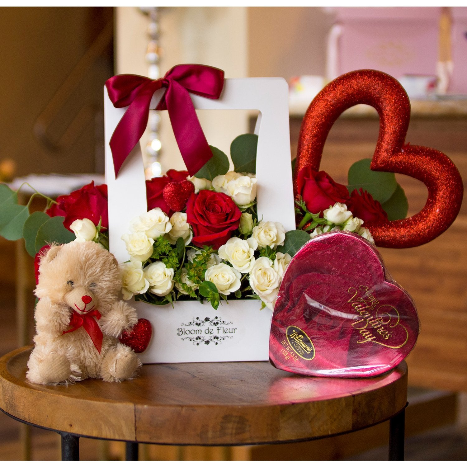 valentines bloom bear