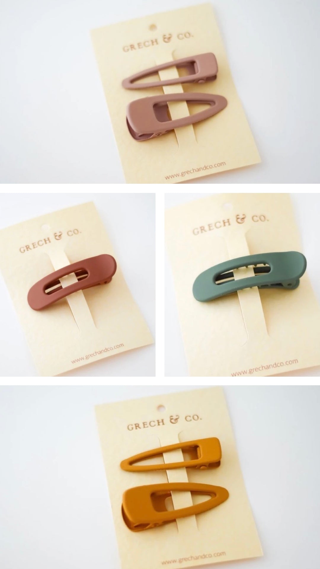 grech & co sustainable hair clips