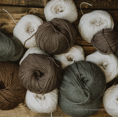 wool skeins of yarn