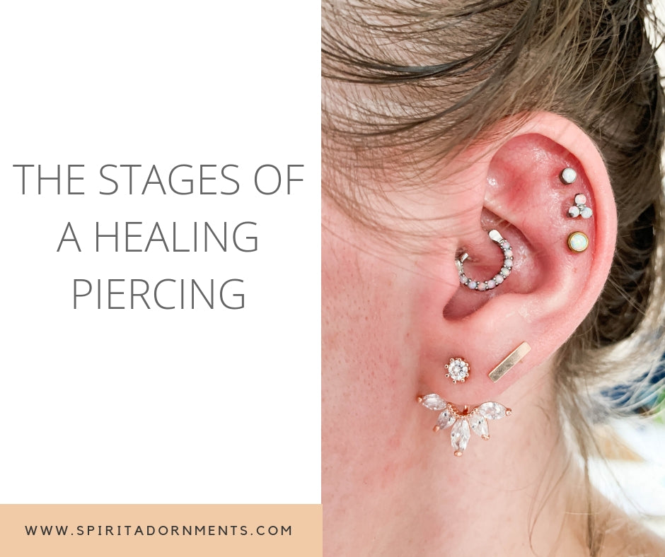 The Stages Of A Healing Piercing 