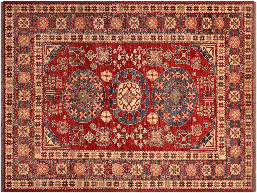 Supreme Kazak Large Hand Knotted Rug - Lees of Grimsby