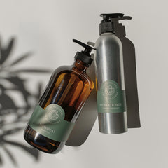Refillable lavender geranium shampoo and conditioner - The Good Fill