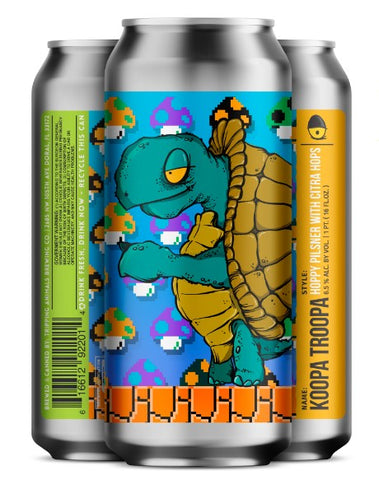 Make sure to snag some Koopa Troopa pilsner from Tripping Animals!