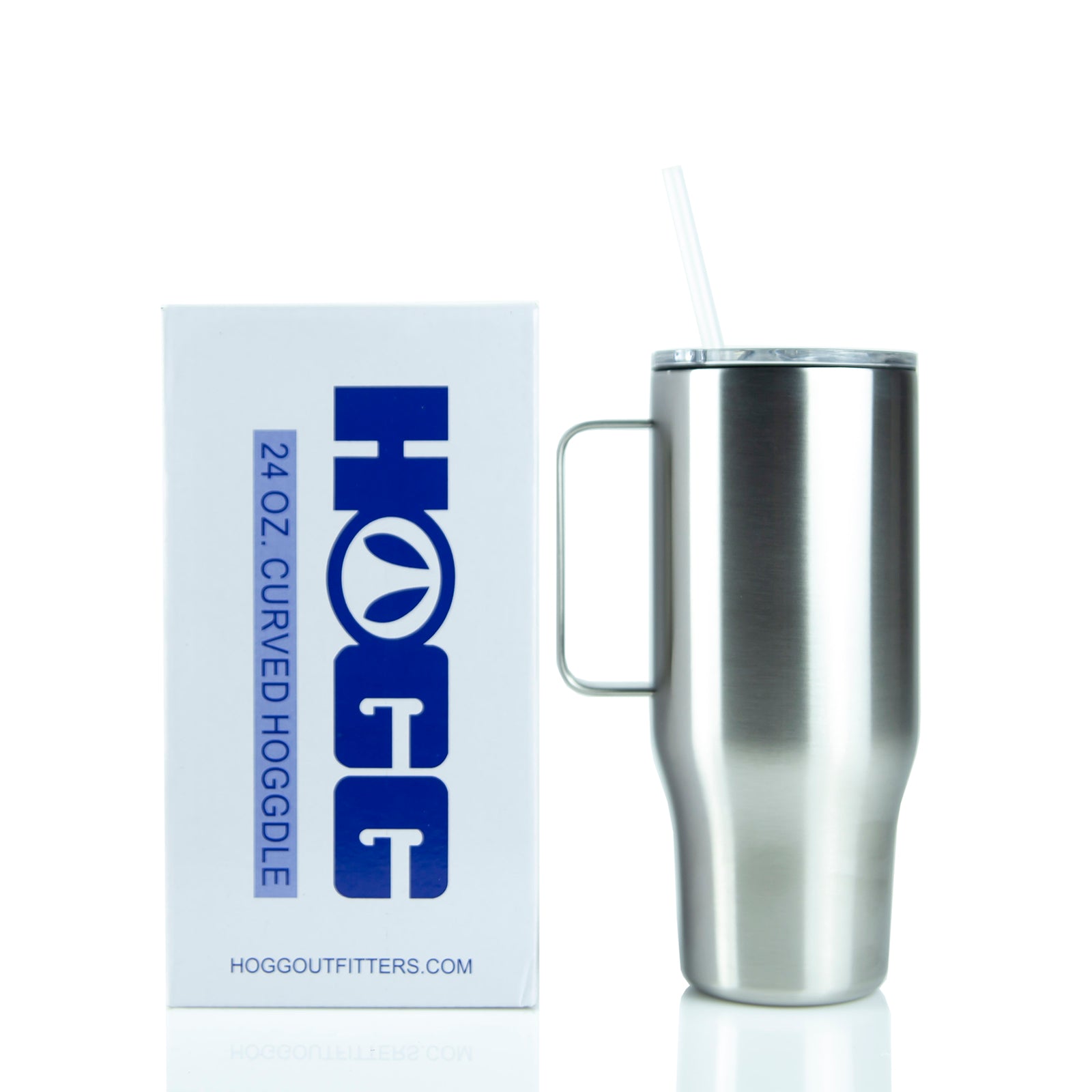 24oz CURVED HOGGDLE TUMBLER W/ STRAW  HOGGOUTFITTERS.COM 