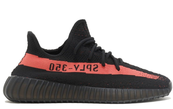 yeezy boost 350 v2 black red price