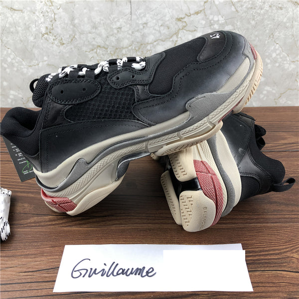 triple s black red