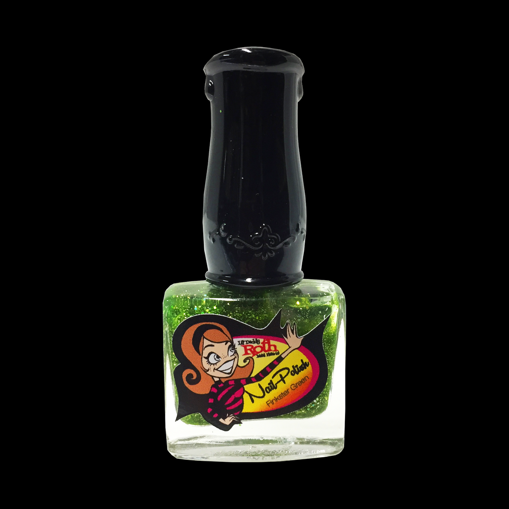 Finkster Green Nail Polish Roth Metal Flake