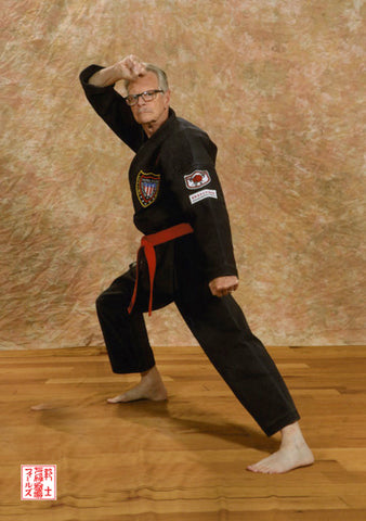 Senior Martial Arts Black Belt Uses Dit Da Jow for Makiwara Training