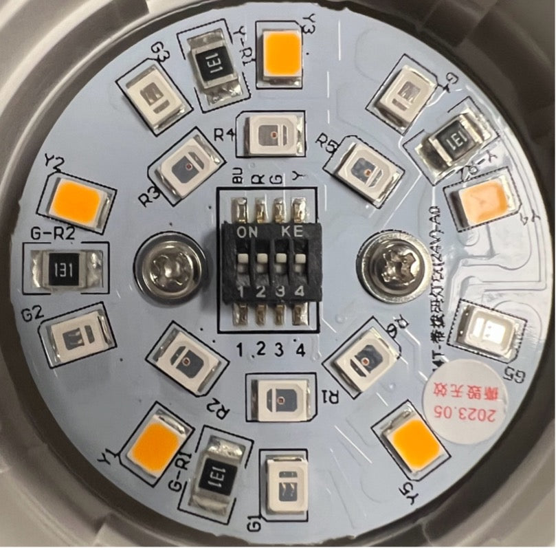 Stack Light Dip Switch Settings