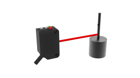 Diffuse Photo Sensor with Laser