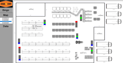 Wireless Andon with Map