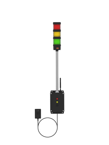 Wireless Andon System with 5 lights