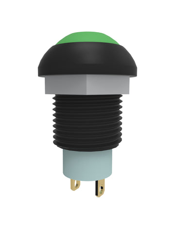 GREEN PUSH BUTTON LATCHING SWITCH