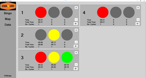 Wireless Andon System Bingo Board