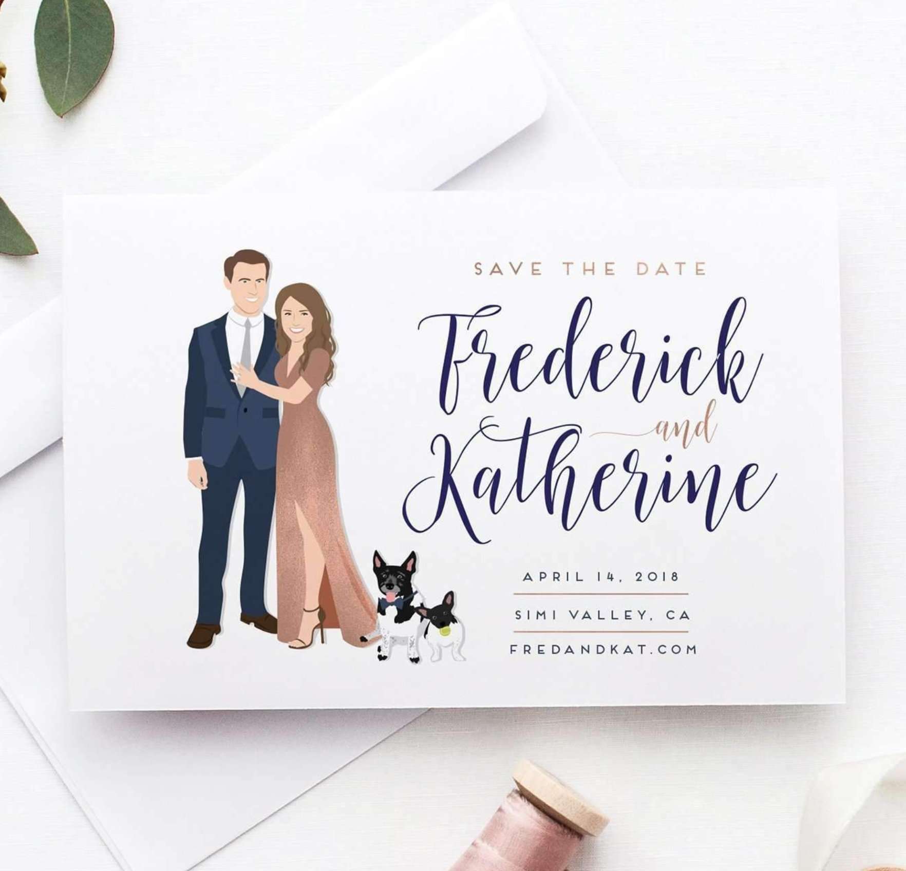 Digital - Wedding Save the Date with 