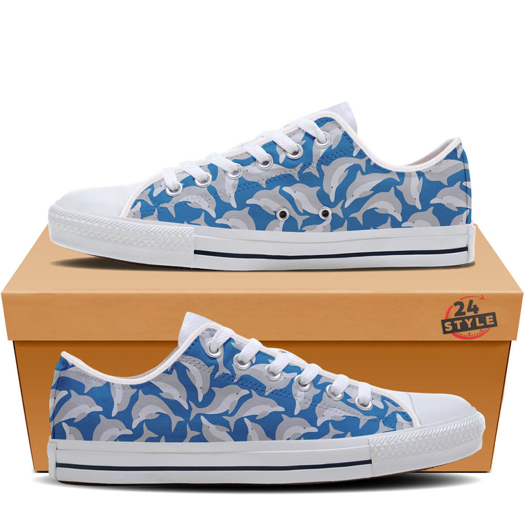 Dolphin Shoes | Custom Printed Shoes with Dolphins | 24 Style