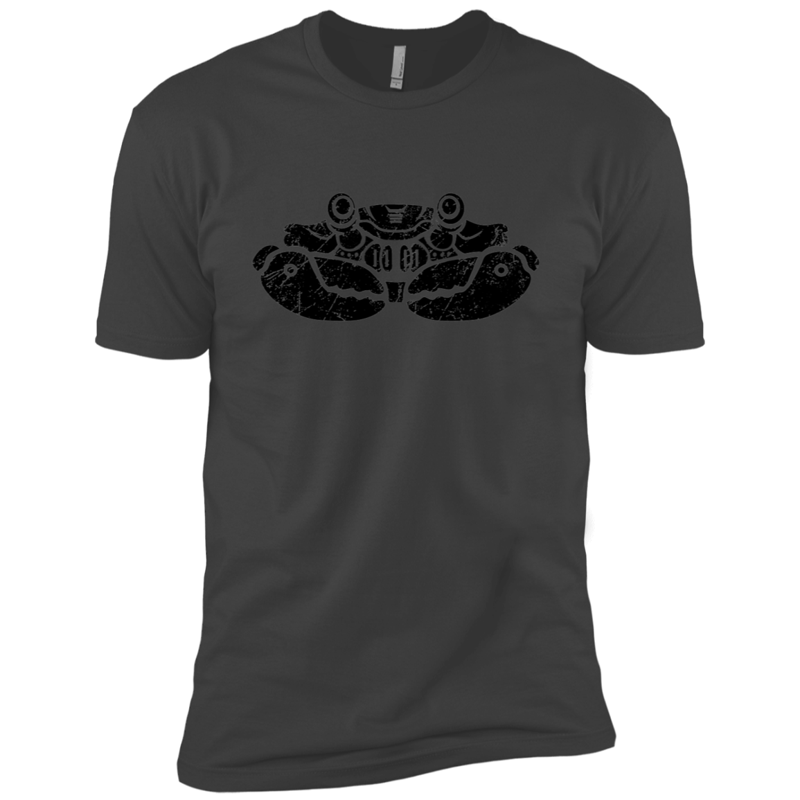 Black Distressed Emblem Men (Crab/Clamps) - Dark Corps