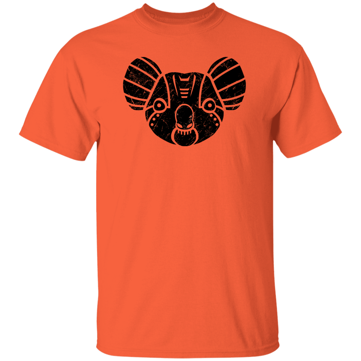 Black Distressed Emblem T-Shirt for Kids (Koala/Everest)