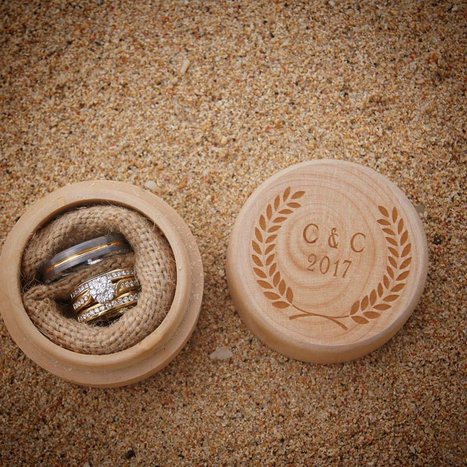 Wooden Ring Box Australia Personalised Wooden Wedding