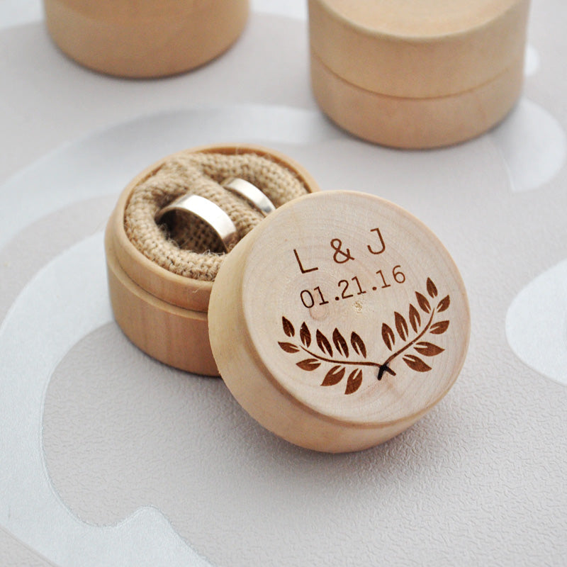 Wooden Ring Box Australia Personalised Wooden Wedding