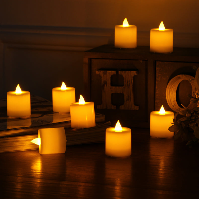 flameless tealight flickering flicker tealights