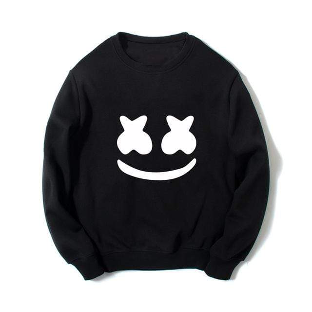 black marshmello hoodie