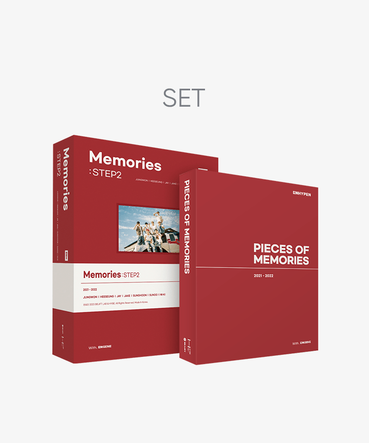 ENHYPEN - Memories Step 2 Digital Code + Pieces Of Memories [2021-2022] Set