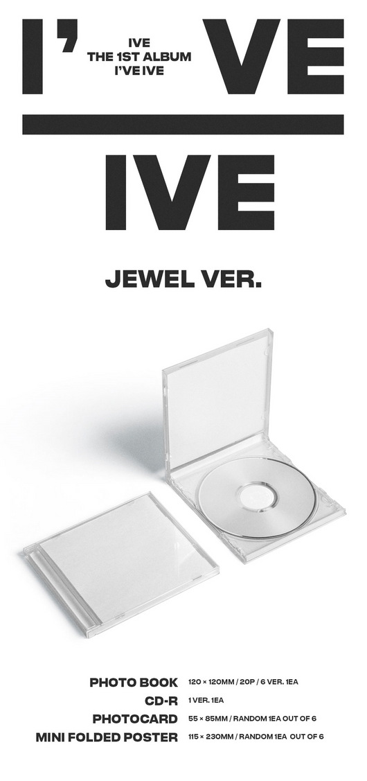 IVE - 1st Full Album - I'VE IVE (Jewel Version)