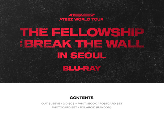 ATEEZ World Tour - THE FELLOWSHIP BREAK THE WALL IN SEOUL BLU-RAY