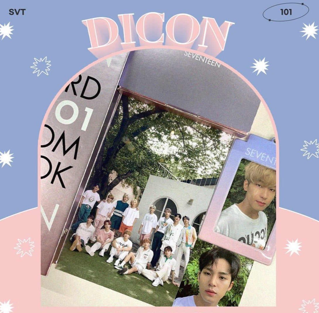 正規認証品!新規格 DICON SEVENTEEN PHOTOCARD101 CUSTOMBOOK