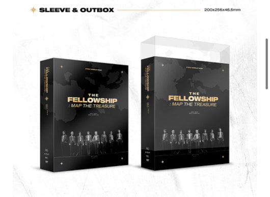 Official ATEEZ The Fellowship Map The Treasure Seoul DVD – Kpop Omo