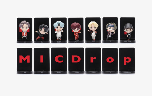 Official BTS x TinyTan Mic DROP Version Figurines – Kpop Omo