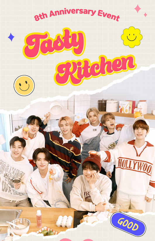 STRAY KIDS x Nacific 8. Jahrestag – Tasty Kitchen (mit OT8 Selfie 