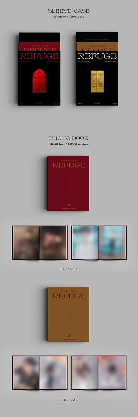 ASTRO MOONBIN & SANHA - 2ND MINI ALBUM REFUGE – Kpop Omo