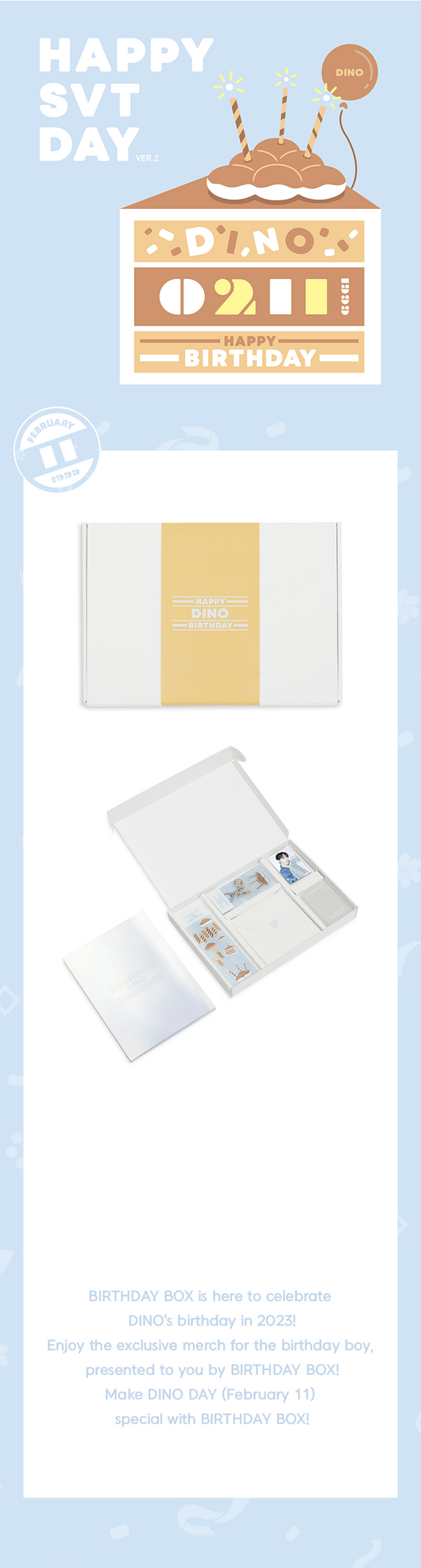 SEVENTEEN - Happy Dino Day Birthday Box Ver. 2