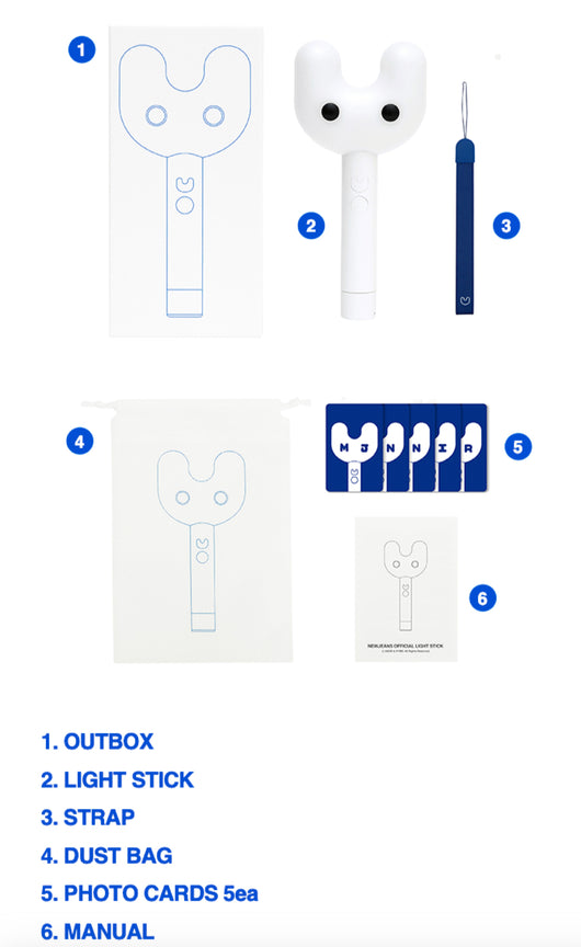 NEWJEANS Official Lightstick – Kpop Omo