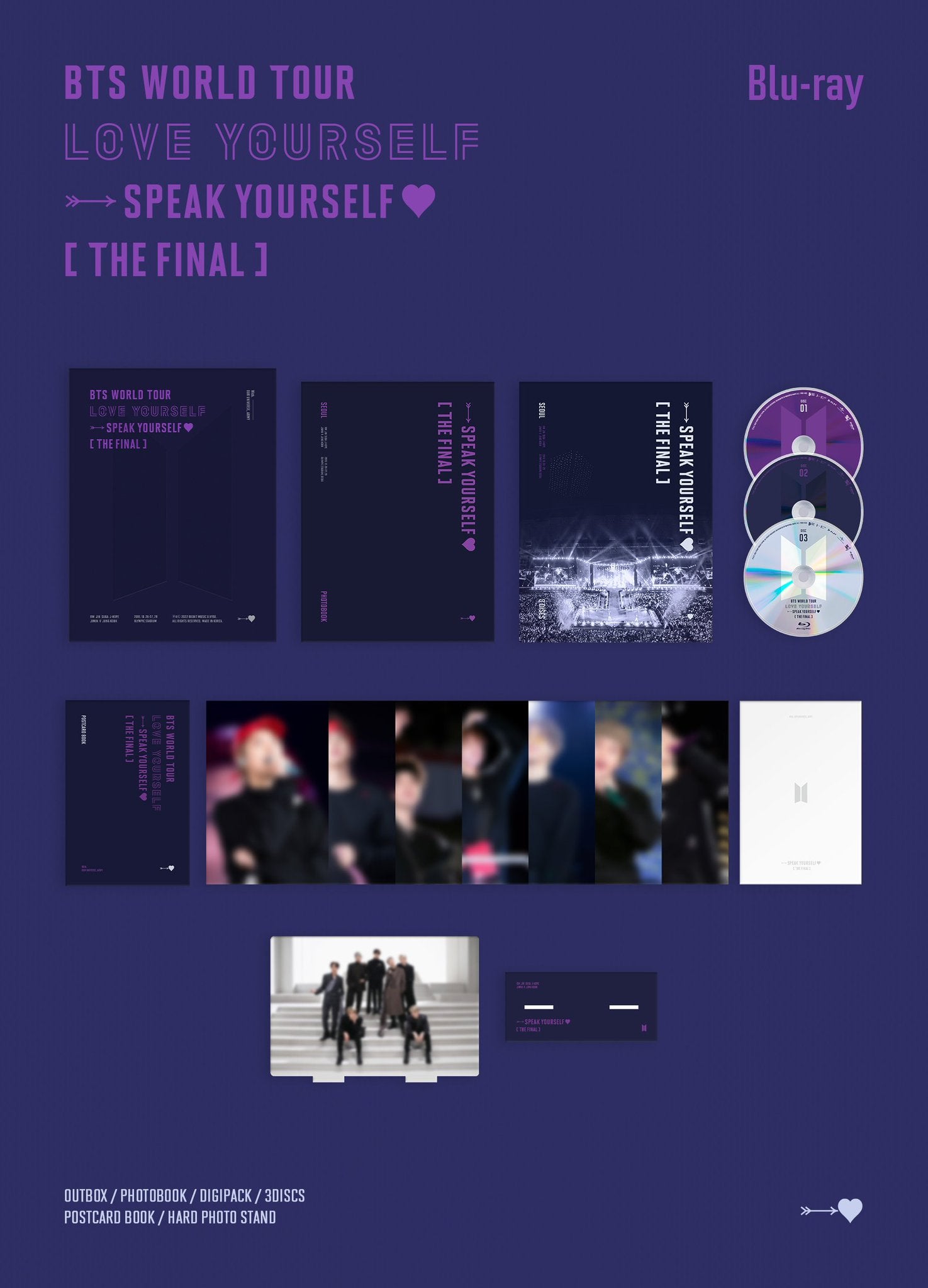 BTS World Tour: ‘Love Yourself’ : Speak Yourself The Final DVD/Blu-Ray