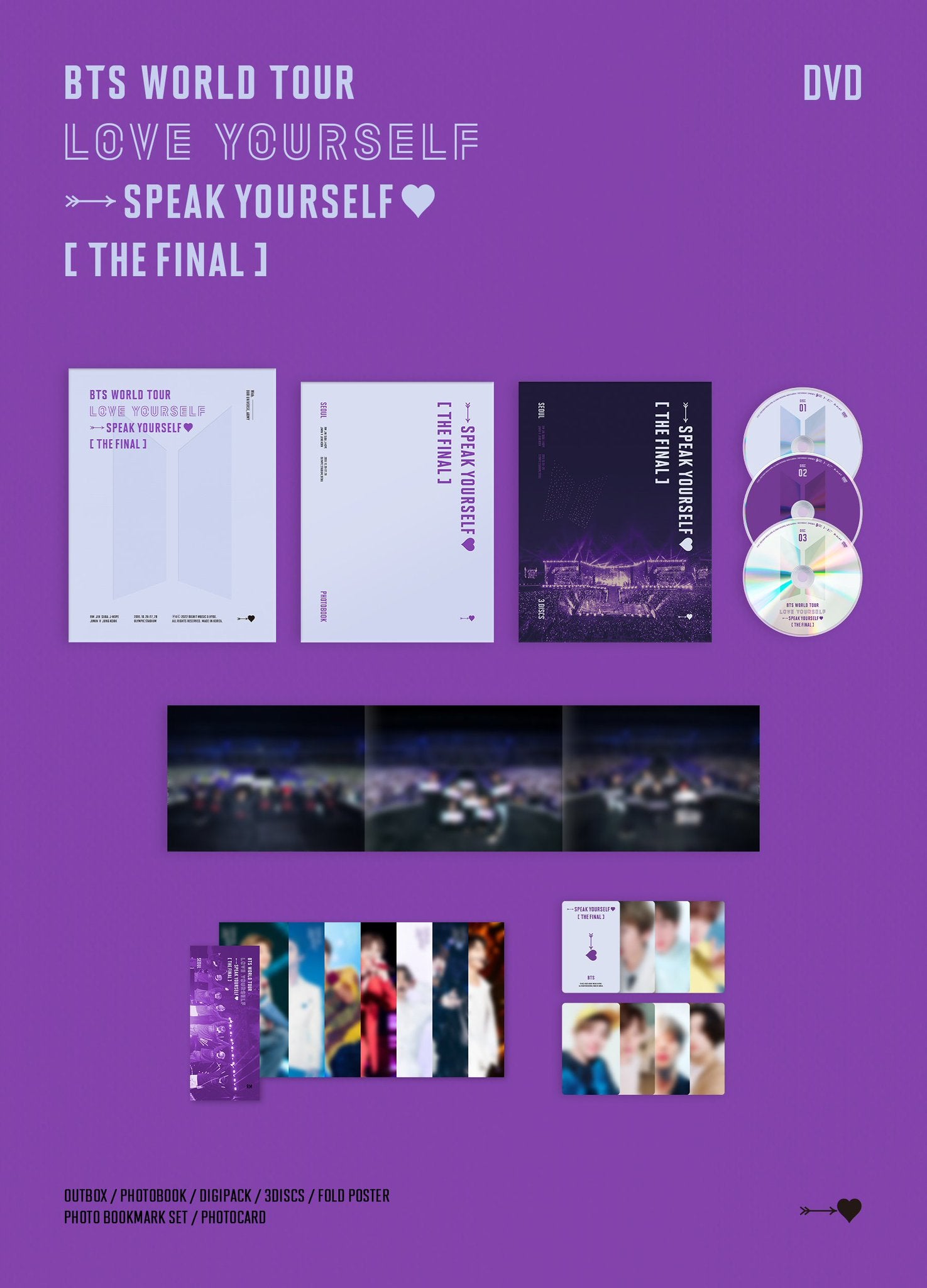 BTS World Tour: 'Love Yourself' : Speak Yourself The Final DVD/Blu