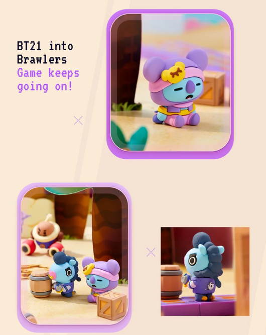 Brawl Stars X BT21 SANDY KOYA BUILDABLE FIGURINE – LINE FRIENDS