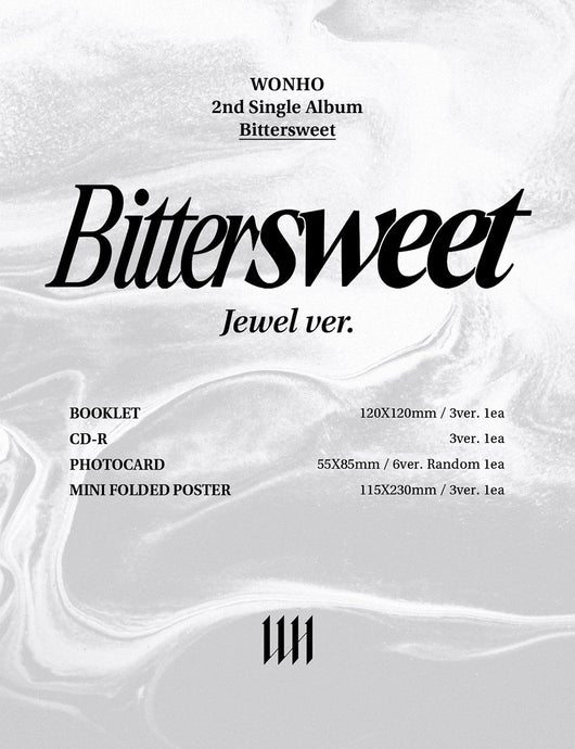 WONHO 2nd Single Album - BITTERSWEET (Jewel Ver) – Kpop Omo