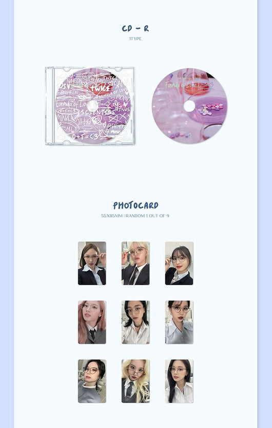 TWICE 3rd Album - Formula of Love (RESULT FILE VER.) – Kpop Omo