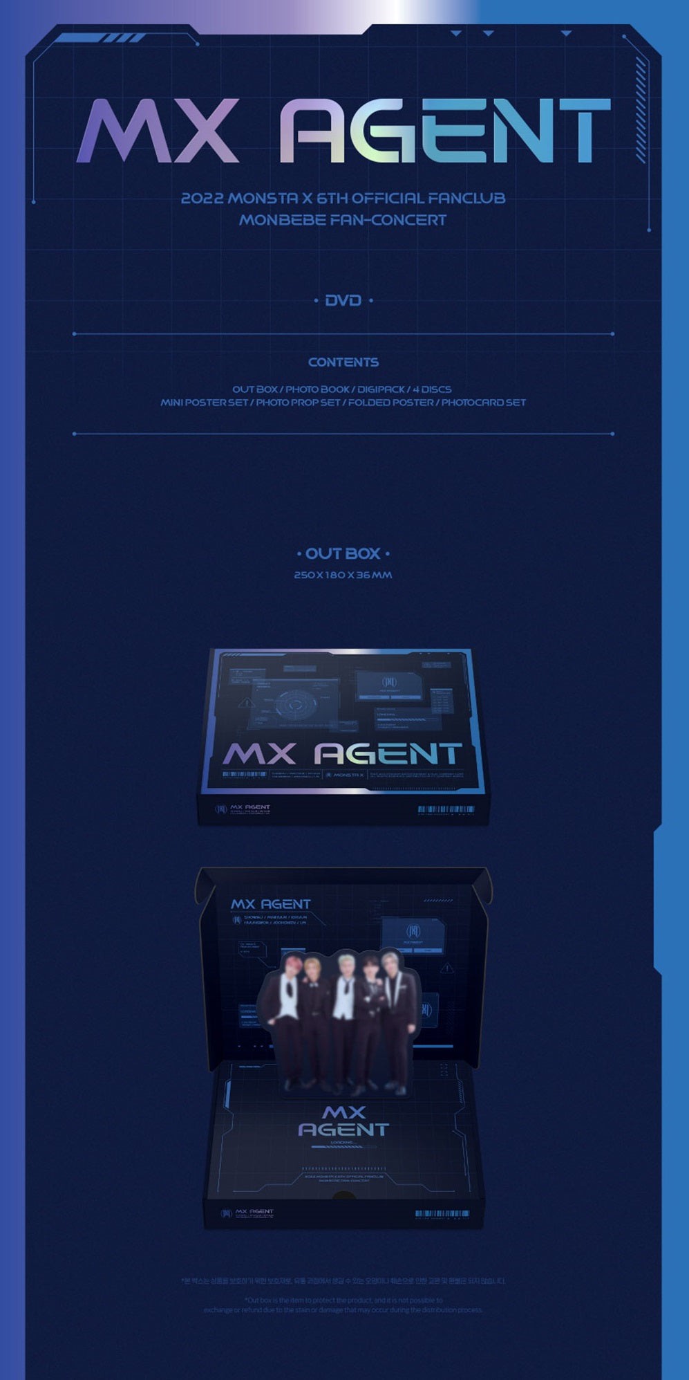 MONSTA X - 2022 6TH OFFICIAL FANCLUB MONBEBE FAN-CONCERT MX AGENT