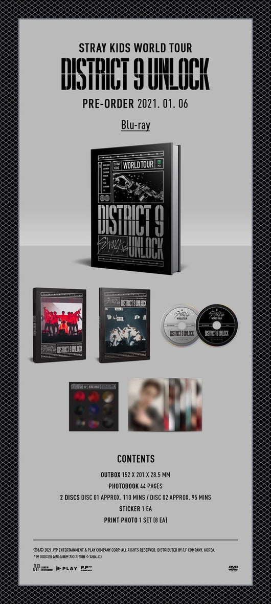 Official Stray Kids World Tour 'District 9 : Unlock' in SEOUL DVD 