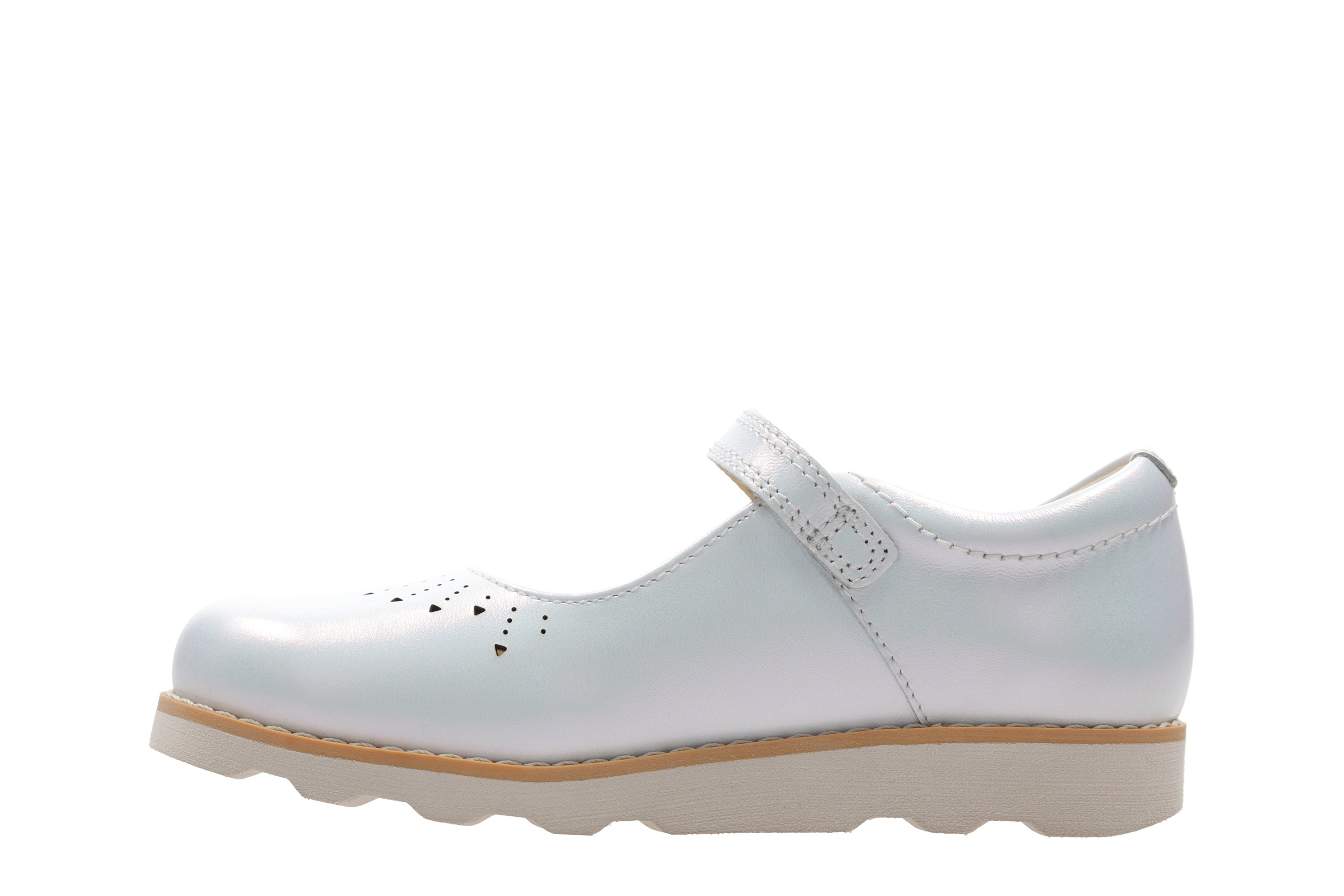 clarks crown jump white