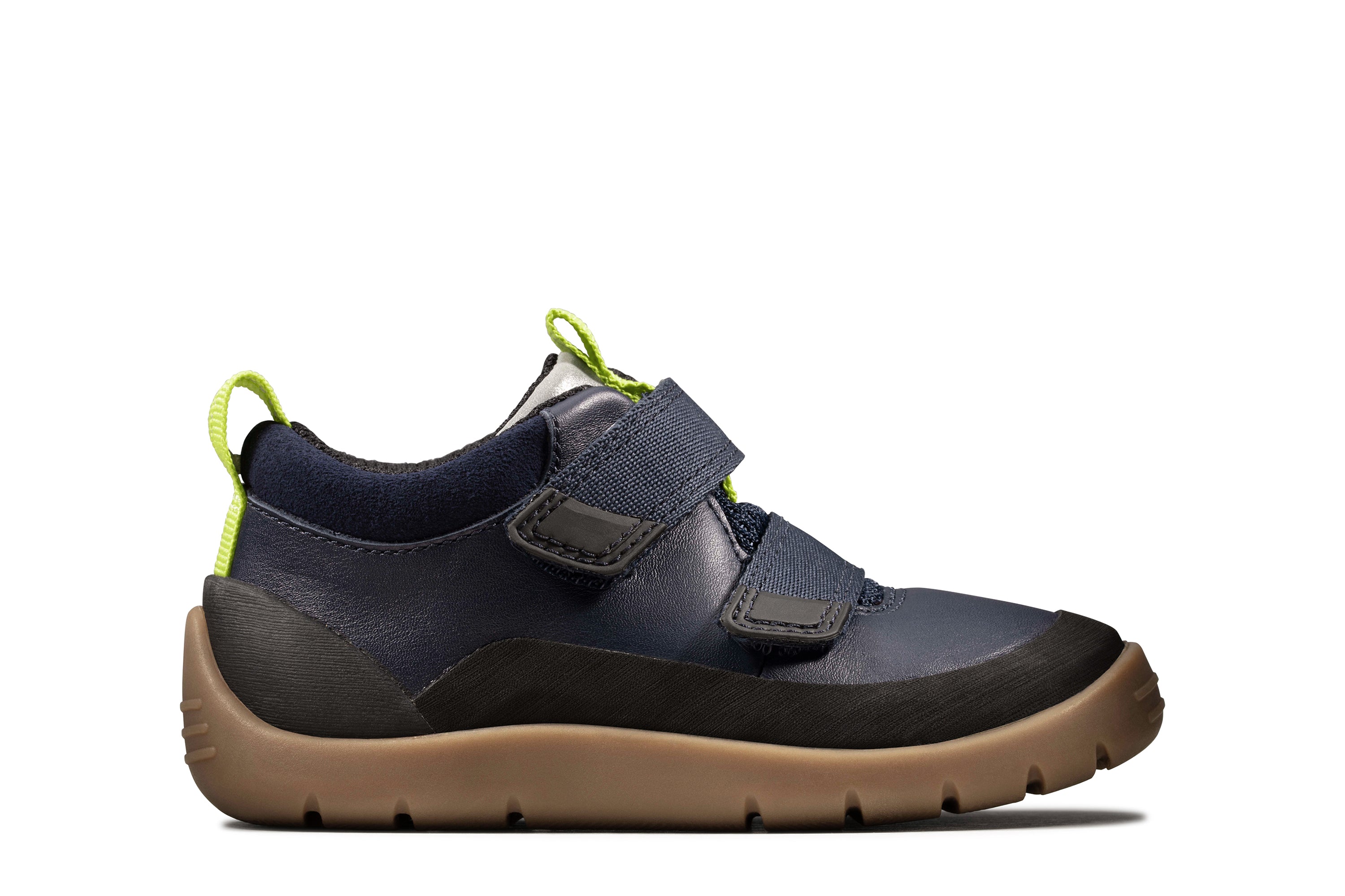 Clarks Play Hike T Navy Leather – Central Shoes - Limerick City &