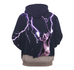 cat lightning sweater