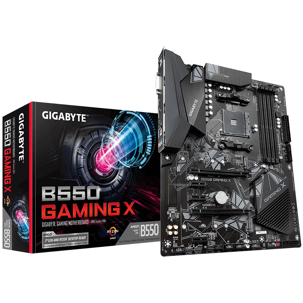 Материнская плата gigabyte b550 gaming x v2 подключение